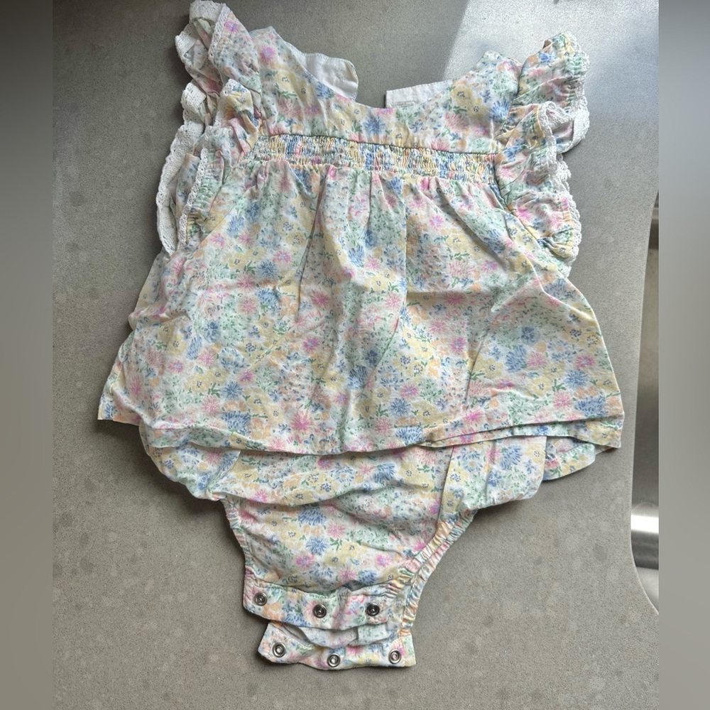 GAP Pink and Blue Diaper Covers with Ruffled Trim
